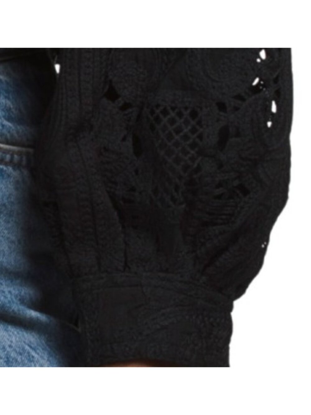 CIEBON Donna Bubble Hem Cropped Jacket - Picture 4 of 4